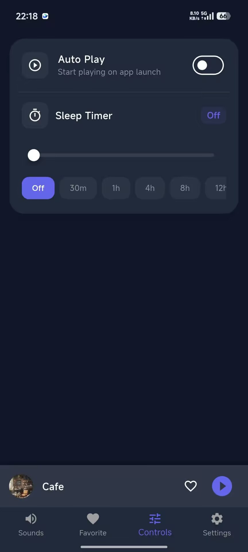 Deep Sounds : X 控制中心 - 包含自动播放、后台播放和睡眠定时器等播放控制功能